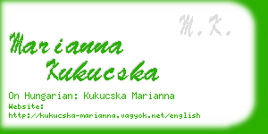 marianna kukucska business card